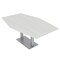 Skutchi Designs 45.25 in W, 84 in L, 29 in H, Engineered Wood Top, White HAR-HEXIR-4684DOU-WC - alternate 1